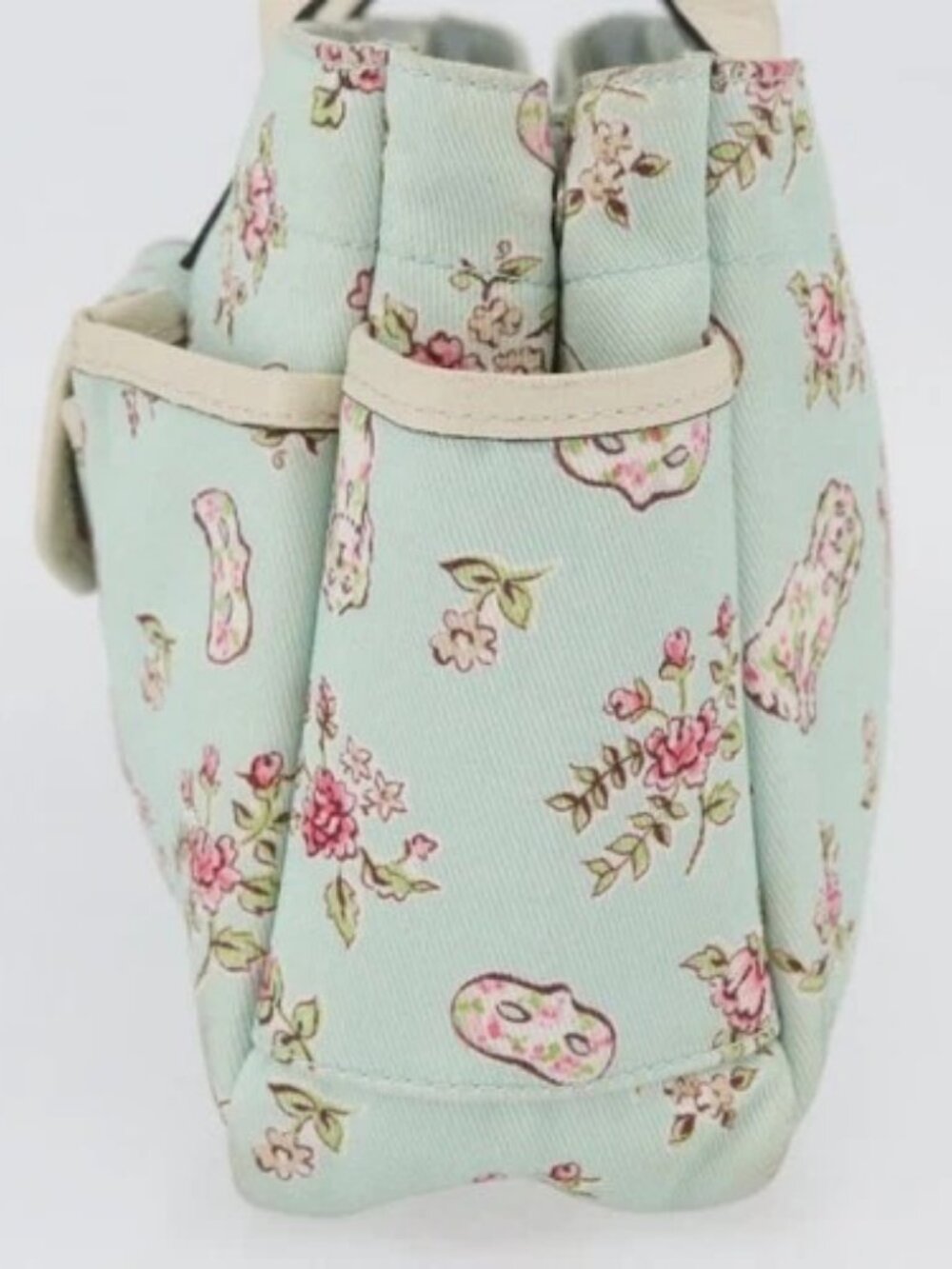 GUCCI Hand Bag Canvas Light Blue Auth ka3365 - Picture 3 of 16